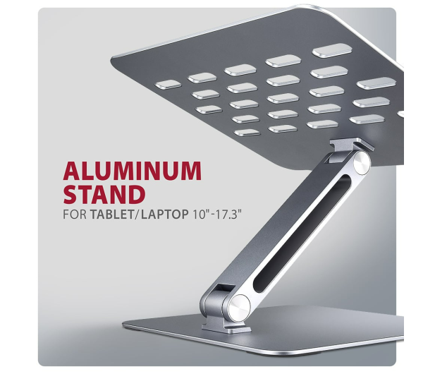 AXAGON STND-LQ, aluminiowy HQ stojak dla laptop 10" - 16" - 1353453 - zdjęcie 5